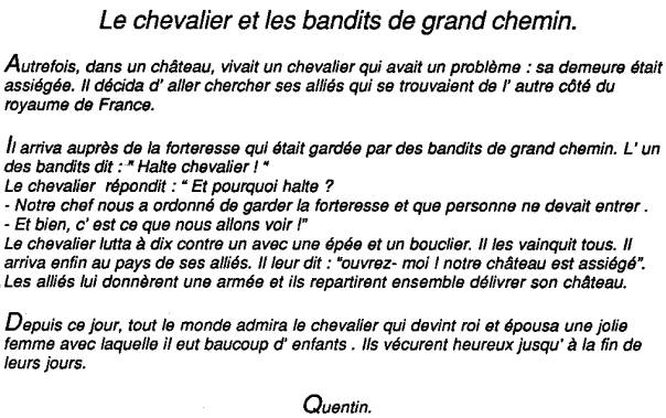 Le texte !