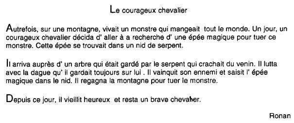 Le texte !